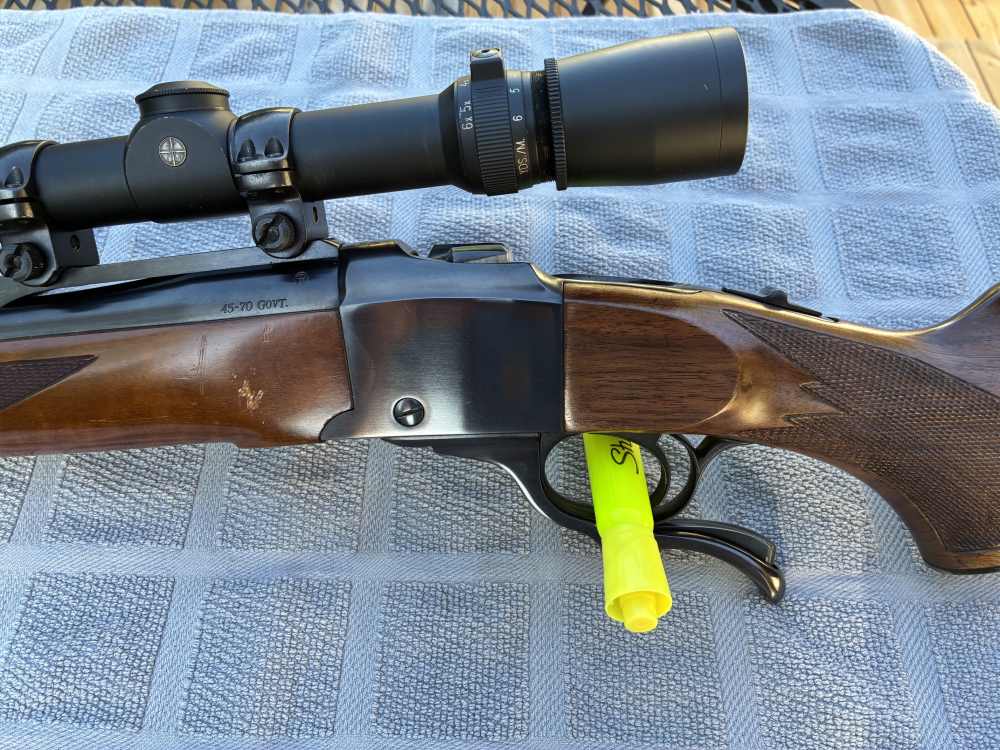 Ruger No. 1 45-70 Red Pad Nice-img-2