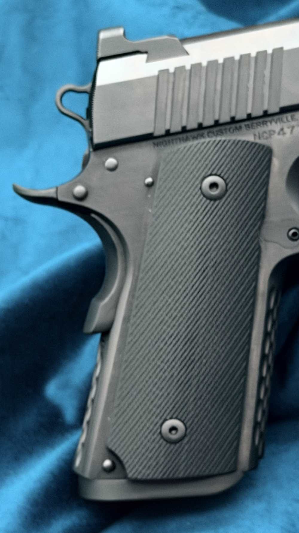 Nighthawk Custom NHC War Hawk Officer 1911 3.8" BBL 9mm DLC Black LAYAWAY-img-14