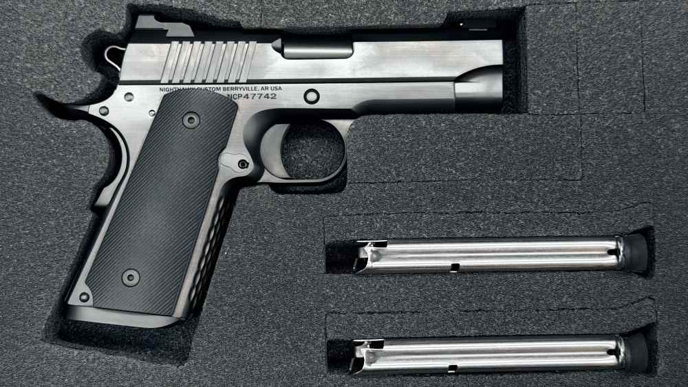 Nighthawk Custom NHC War Hawk Officer 1911 3.8" BBL 9mm DLC Black LAYAWAY-img-4