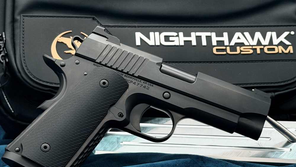 Nighthawk Custom NHC War Hawk Officer 1911 3.8" BBL 9mm DLC Black LAYAWAY-img-6
