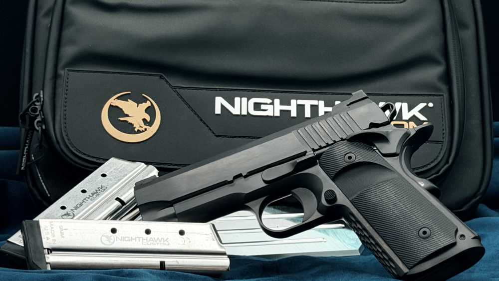 Nighthawk Custom NHC War Hawk Officer 1911 3.8" BBL 9mm DLC Black LAYAWAY-img-0