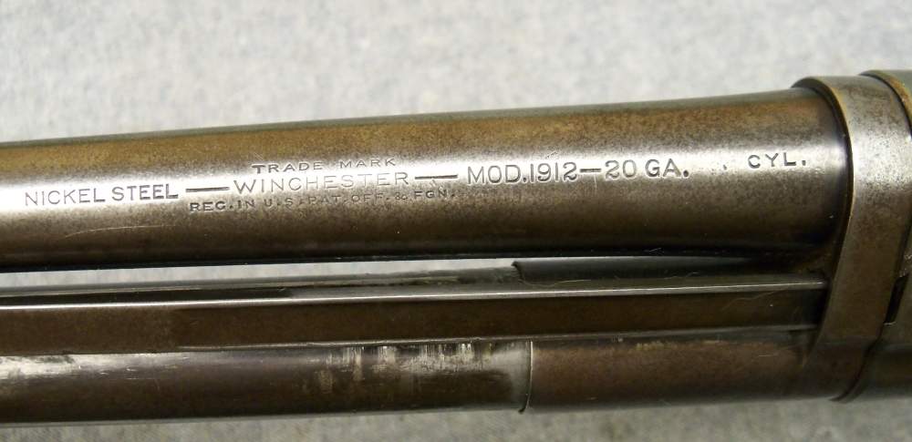 WINCHESTER MODEL 1912 20 GA. 26 INCH BARREL CYL choke POLY CHOKE-img-12