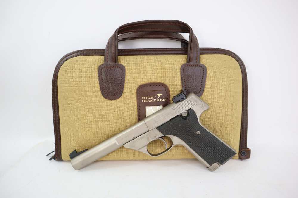 Rare Nice High Standard Sharpshooter-M Survival Pack .22 LR Pistol W/ Case -img-0