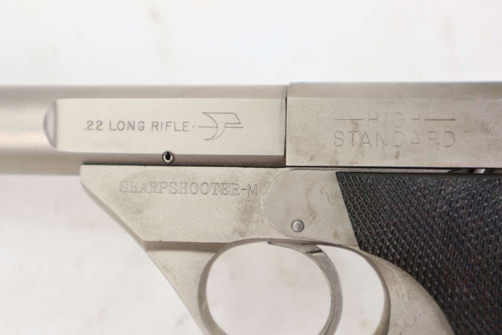 Rare Nice High Standard Sharpshooter-M Survival Pack .22 LR Pistol W/ Case -img-11