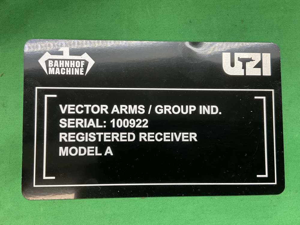 FULL AUTO GROUP INDUSTRIES VECTOR ARMS UZI HR4332 9MM SMG REFURBISHED -img-19