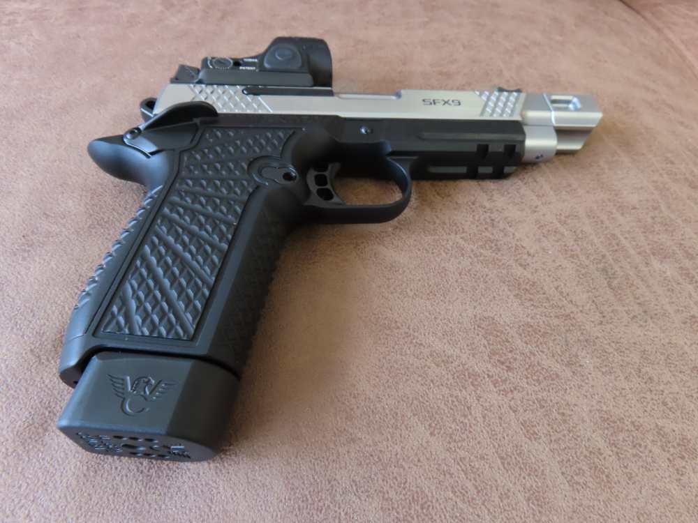 WILSON COMBAT SFX9 9MM, 2 MAGS, ORG CASE, TRIJICON SRO-img-6