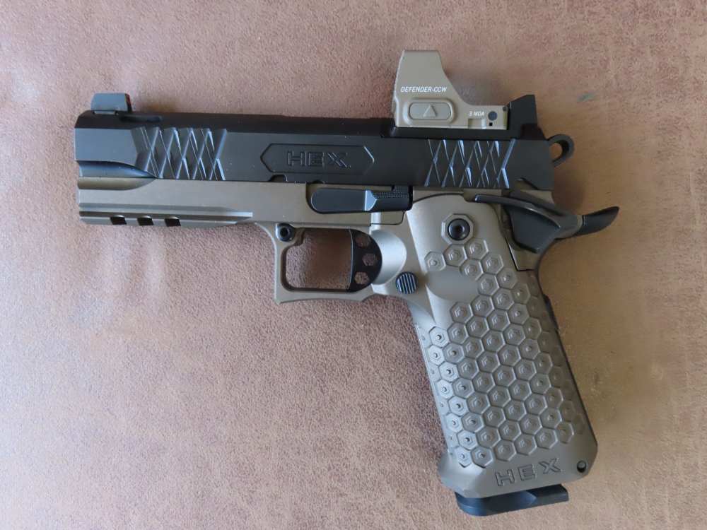 JACOB GREY TWC HEX 9MM PINNED GRIP SFTY, ORG CASE, 2 MAGS, VORTEX DEF-CCW-img-1
