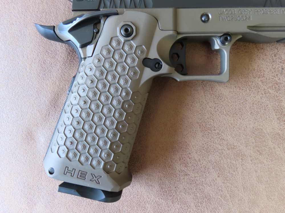 JACOB GREY TWC HEX 9MM PINNED GRIP SFTY, ORG CASE, 2 MAGS, VORTEX DEF-CCW-img-7