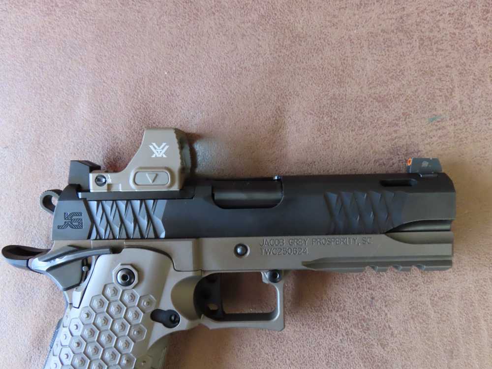 JACOB GREY TWC HEX 9MM PINNED GRIP SFTY, ORG CASE, 2 MAGS, VORTEX DEF-CCW-img-8