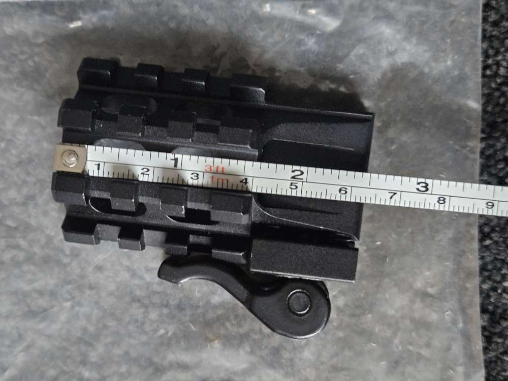 (3) Black Aluminum Picatinny Rail Risers for rifle or pistol Lions Gear UTG-img-2