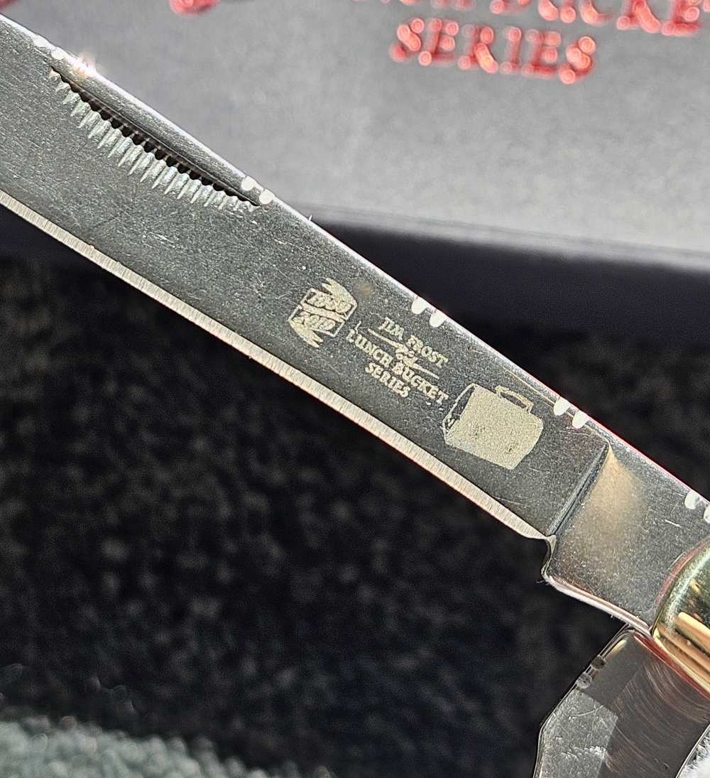Jim Frost Lunch Bucket Series folding pocket type Doctors Knife-img-6