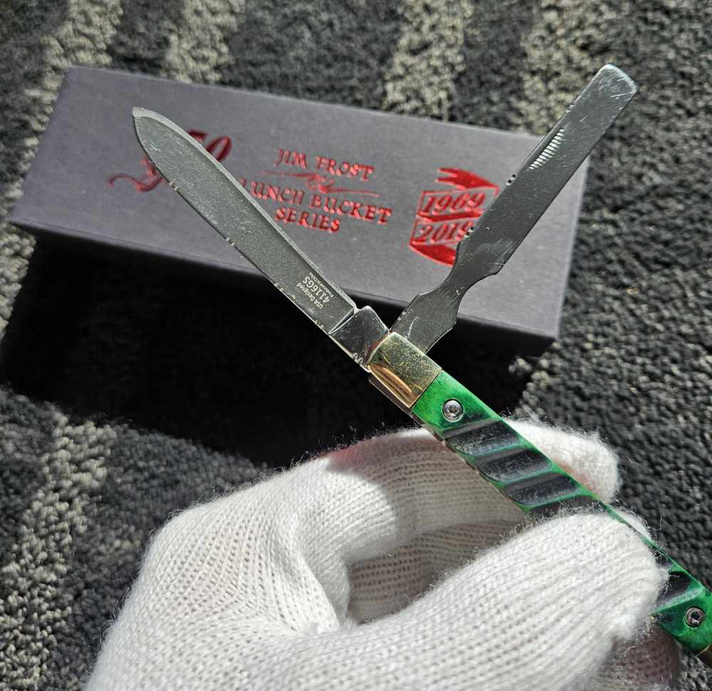 Jim Frost Lunch Bucket Series folding pocket type Doctors Knife-img-5