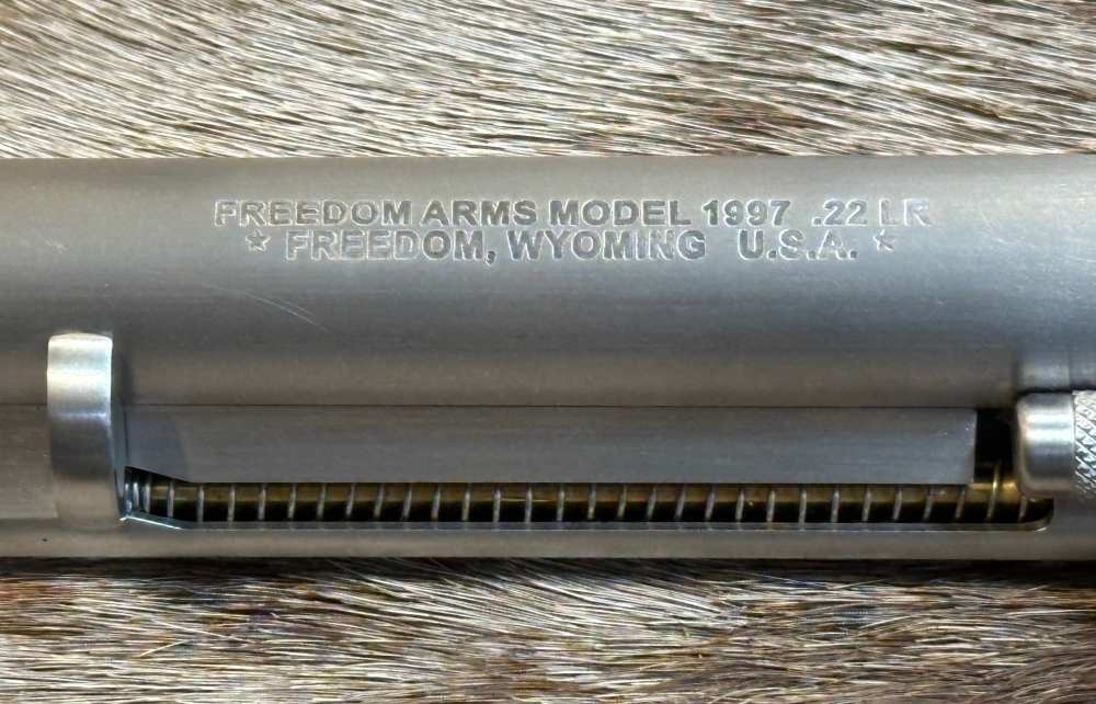 FREEDOM ARMS MODEL 97 PREMIER GRADE 22LR 5.5" BARREL, UPGRADES, FREE SAFARI-img-13