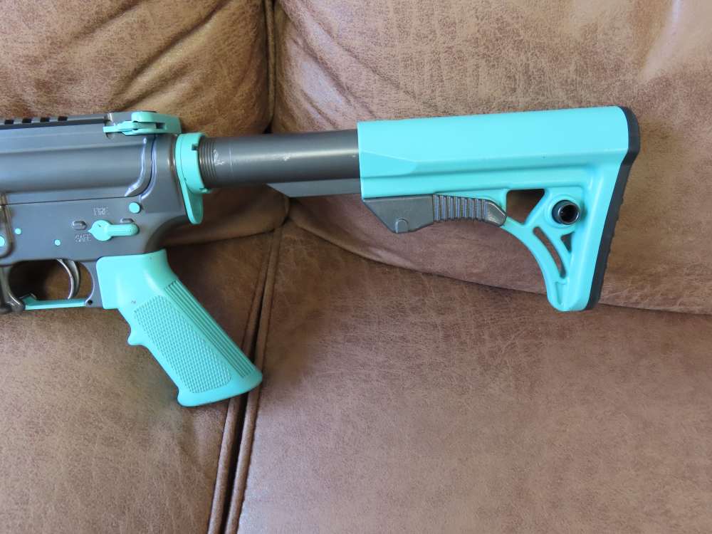ANDERSON MFG AM-15 .223 WYLDE 16'' TIFFANY BLUE/TUNGSTEN, 1-30RD MAG-img-1