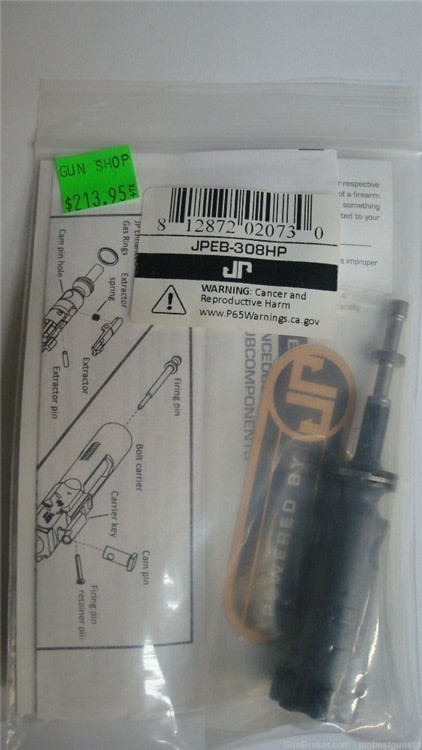 JP Industries .308 Enhanced Bolt Assy P/N JPEB-308HP-img-0