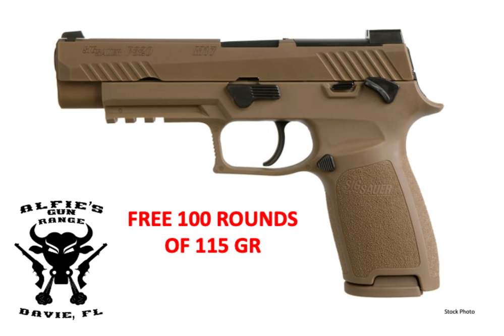 Sig Sauer P320 M17 9MM PISTOL TAN COYOTE - MS - 320F-9-M17-MS-img-0