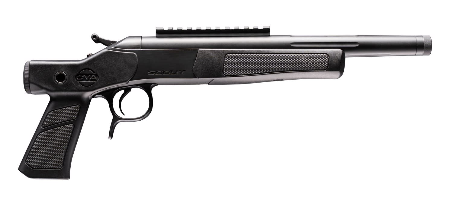 CVA CP801 Scout XP 223 Rem 1rd 11.50" Matte Stainless Steel Fluted Threaded-img-0