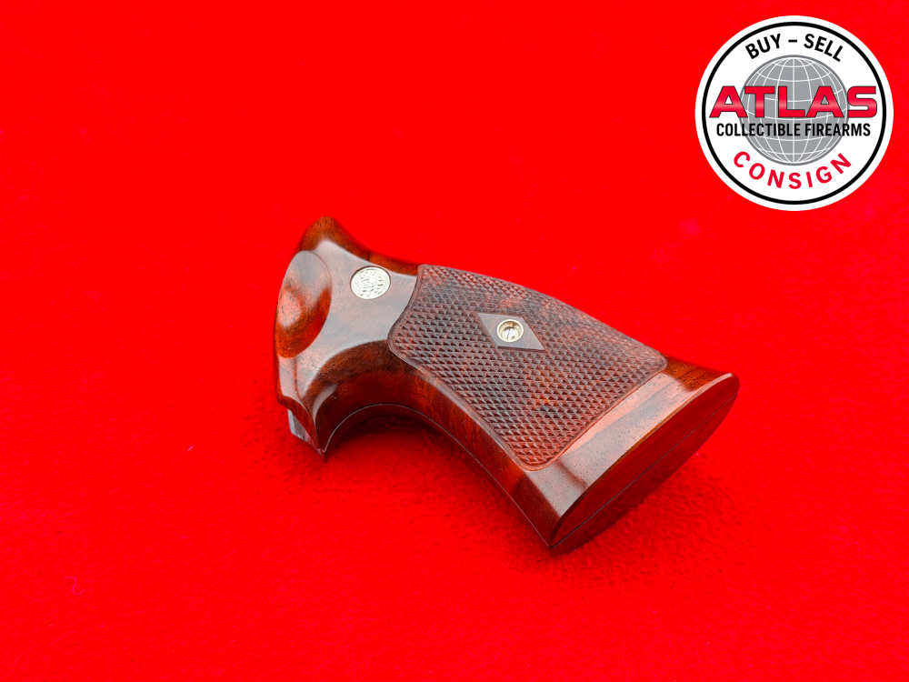 Rare S&W Pre-Model 29 27 58 N-Frame Keith Brown "Coke Bottle" Target Grips-img-6