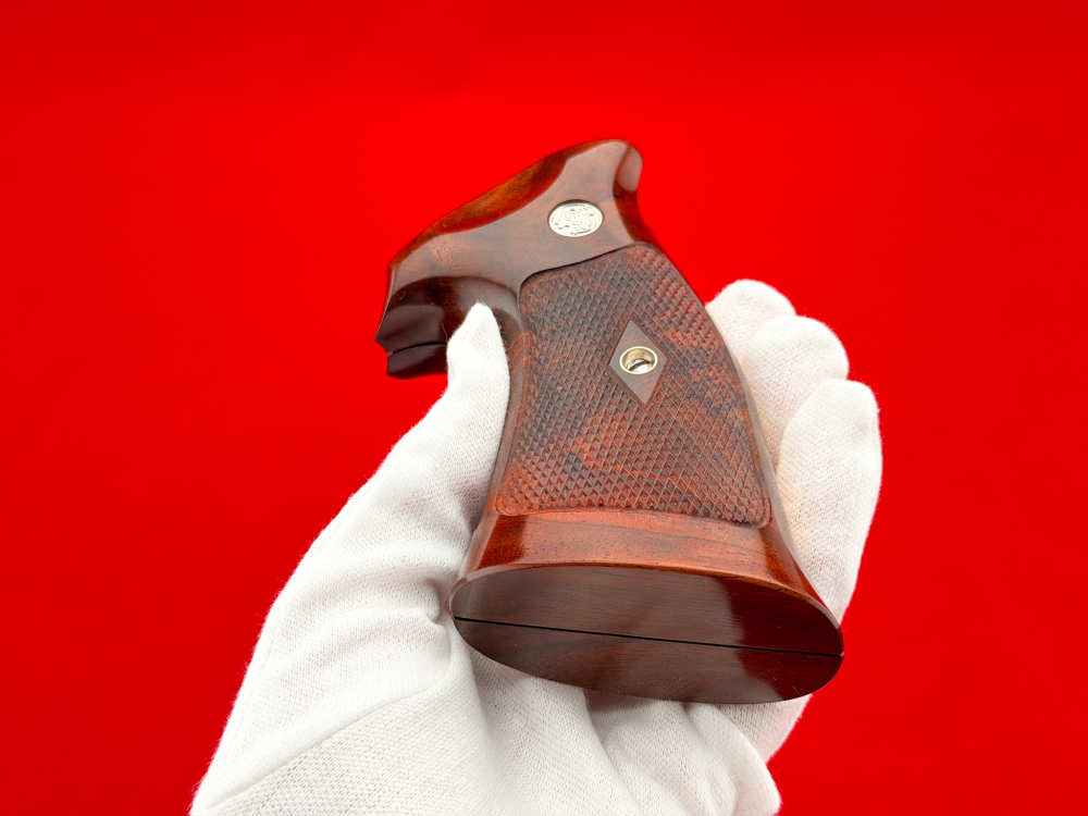 Rare S&W Pre-Model 29 27 58 N-Frame Keith Brown "Coke Bottle" Target Grips-img-16