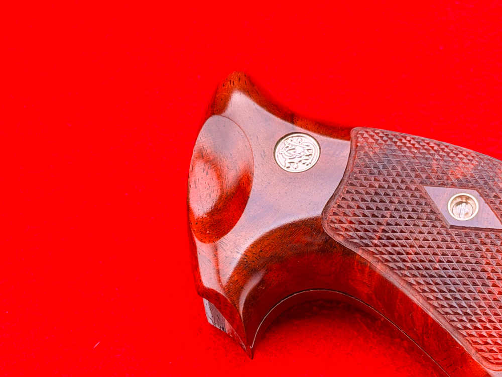 Rare S&W Pre-Model 29 27 58 N-Frame Keith Brown "Coke Bottle" Target Grips-img-4