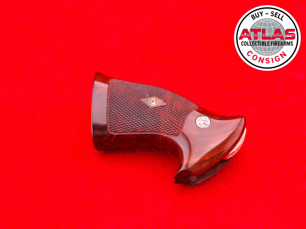 Rare S&W Pre-Model 29 27 58 N-Frame Keith Brown "Coke Bottle" Target Grips-img-7