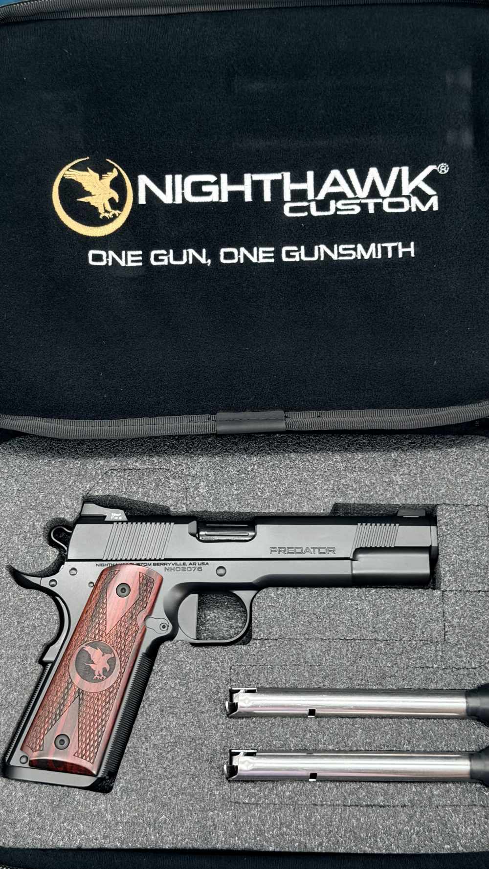 Nighthawk Custom NHC 1911 Predator 9mm 5" Black Out Match Grade LAYAWAY-img-3