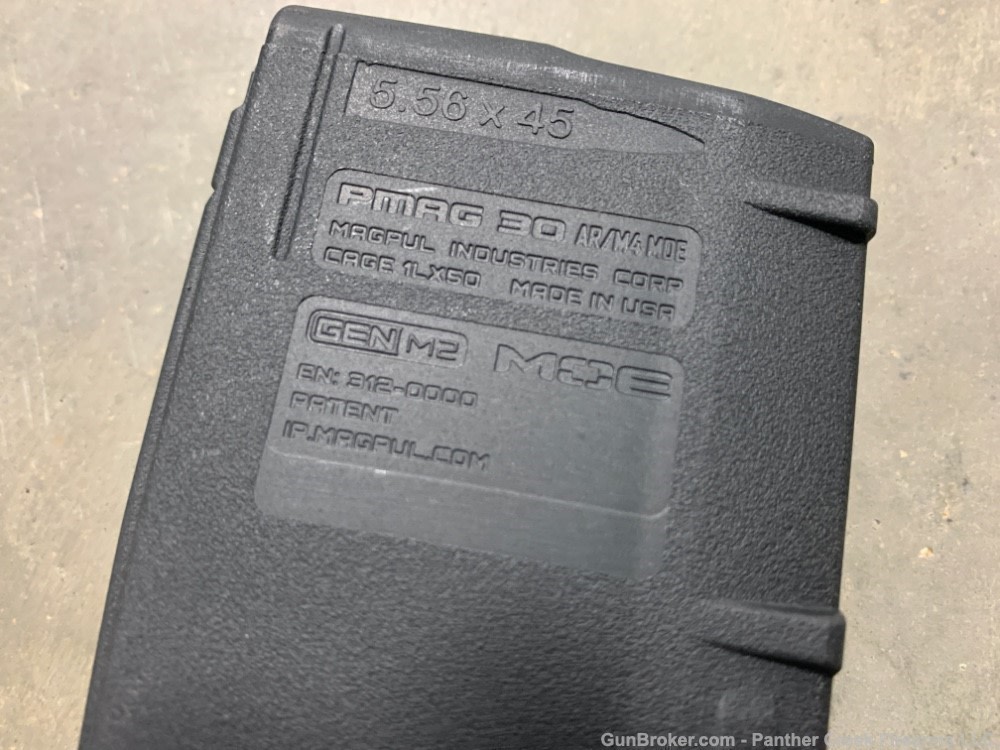 (5) Magpul PMAG GEN M2 MOE AR-15 .223/5.56 30-Round Magazine-img-5