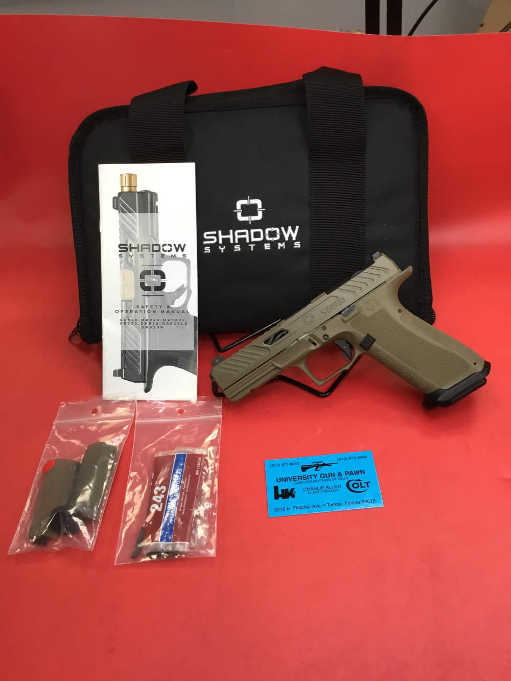 Shadow Systems DR920 Full Side FDE/ TAN 4.5” Fluted OR 17rd -img-0