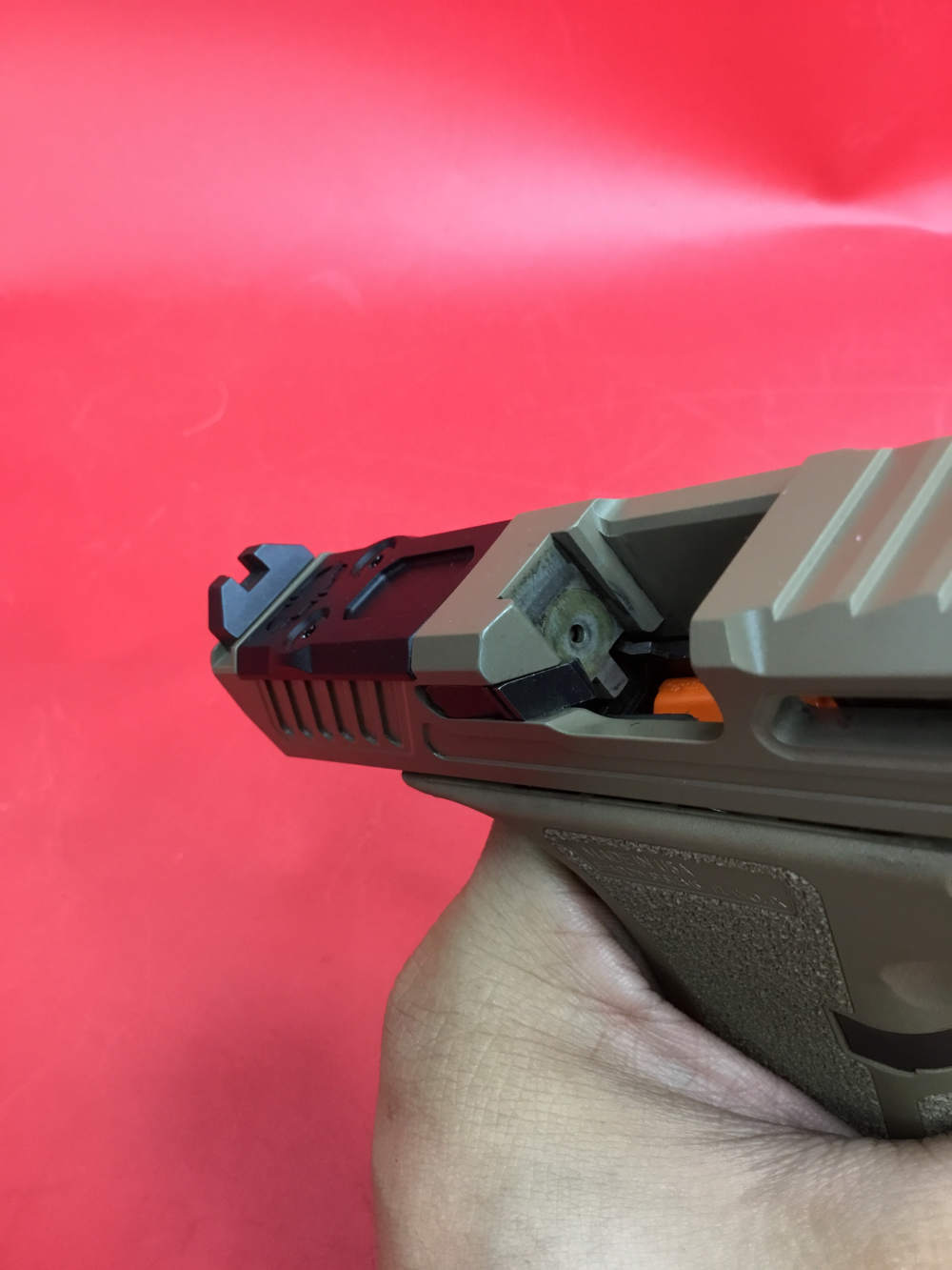 Shadow Systems DR920 Full Side FDE/ TAN 4.5” Fluted OR 17rd -img-8