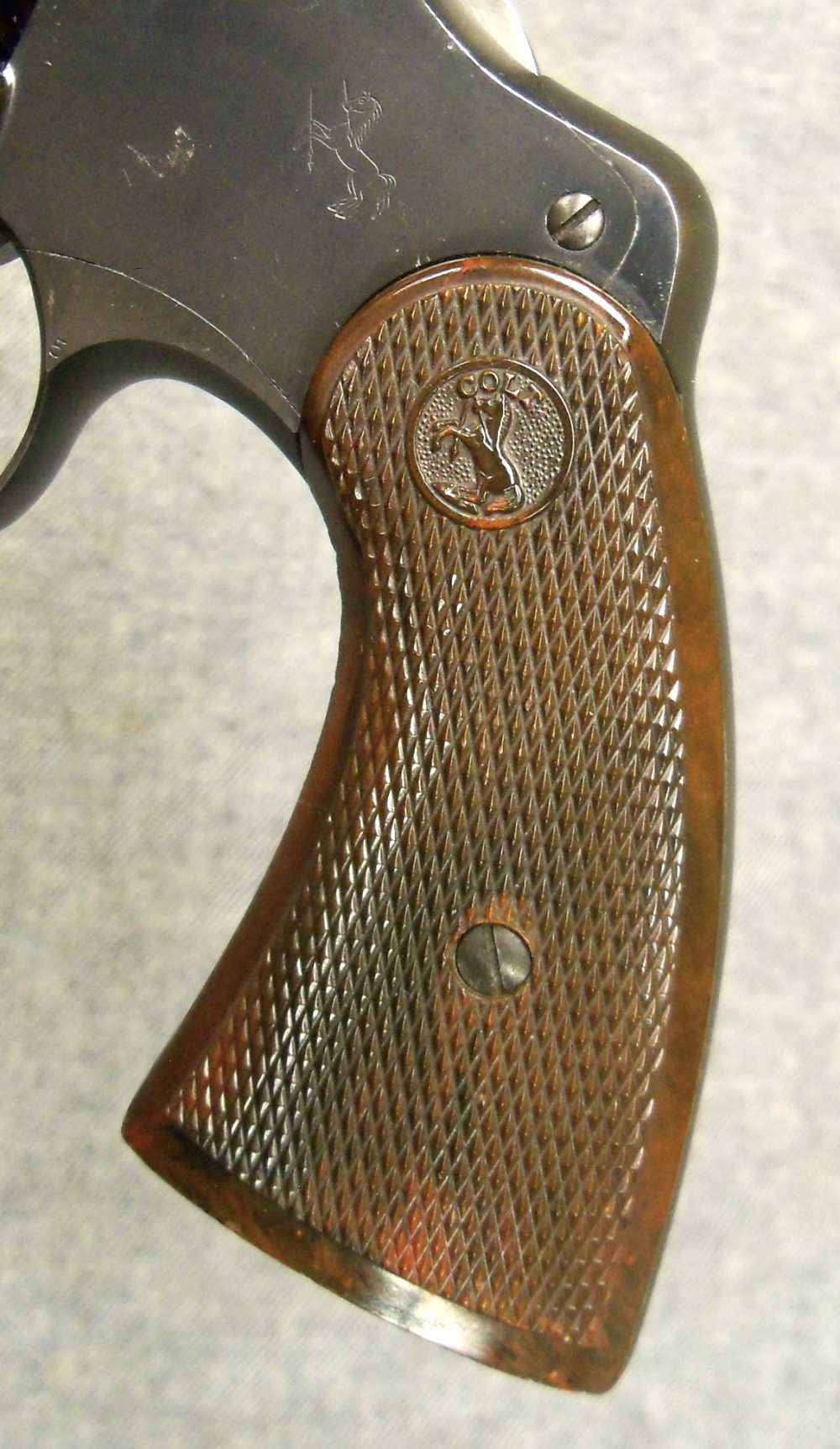 COLT OFFICIAL POLICE .38 SPECIAL 6" HEAVY BARREL EXC CONDITION IN AND OUT.-img-10