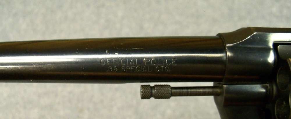 COLT OFFICIAL POLICE .38 SPECIAL 6" HEAVY BARREL EXC CONDITION IN AND OUT.-img-7