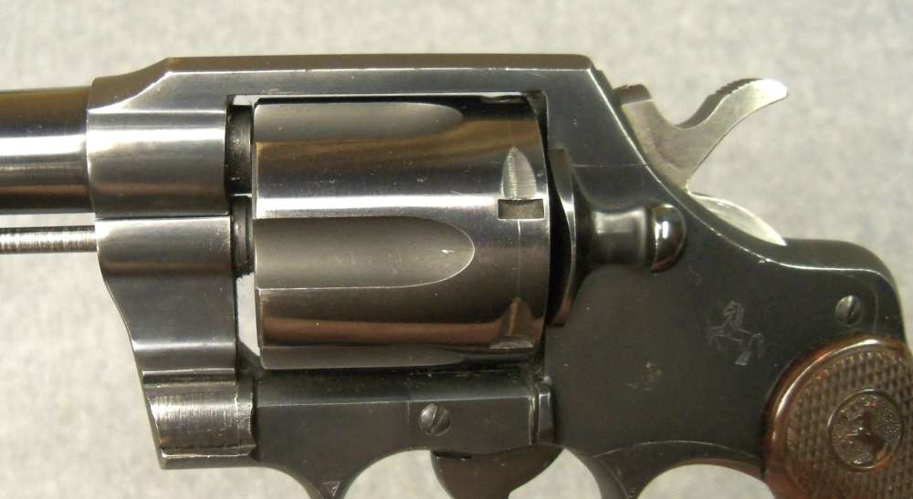COLT OFFICIAL POLICE .38 SPECIAL 6" HEAVY BARREL EXC CONDITION IN AND OUT.-img-5
