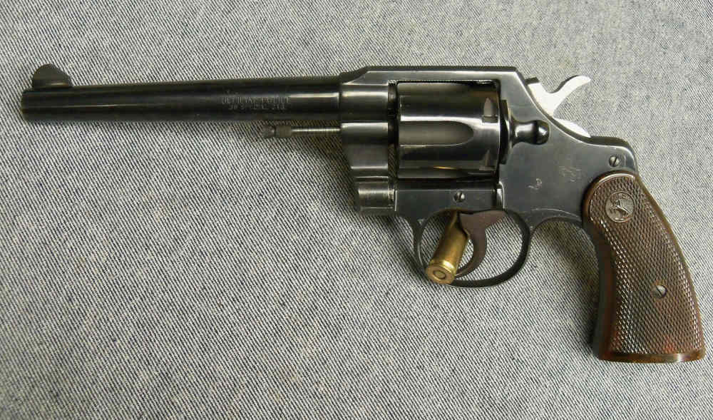 COLT OFFICIAL POLICE .38 SPECIAL 6" HEAVY BARREL EXC CONDITION IN AND OUT.-img-4