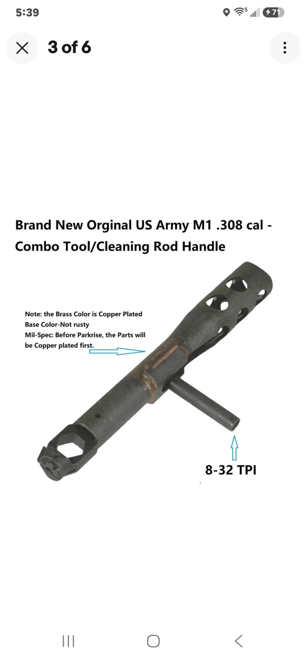 M14 M1A .308 combo tool new in wrap 1968-img-4