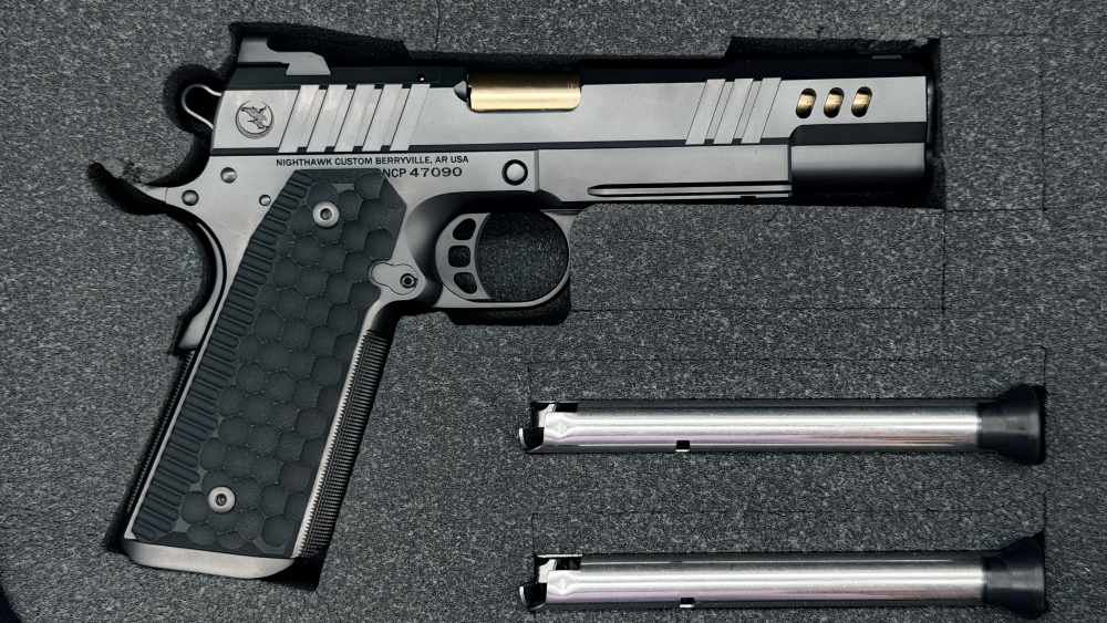 Nighthawk Custom NHC President 1911 9mm 5" Rail IOS OR DLC & TiN LAYAWAY-img-6