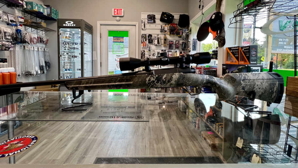 Savage Axis XP 6.5 Creedmoor Bolt Action Rifle Camo with Weaver 3-9x40-img-0