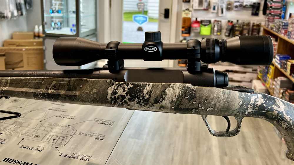 Savage Axis XP 6.5 Creedmoor Bolt Action Rifle Camo with Weaver 3-9x40-img-2