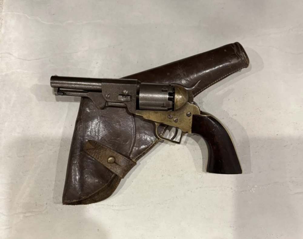 HAYWOOD TEXAS RANGES 2nd TEXAS CAV UNIT H.CONFEDERATE REVOLVER. T&A NATCHEZ-img-0