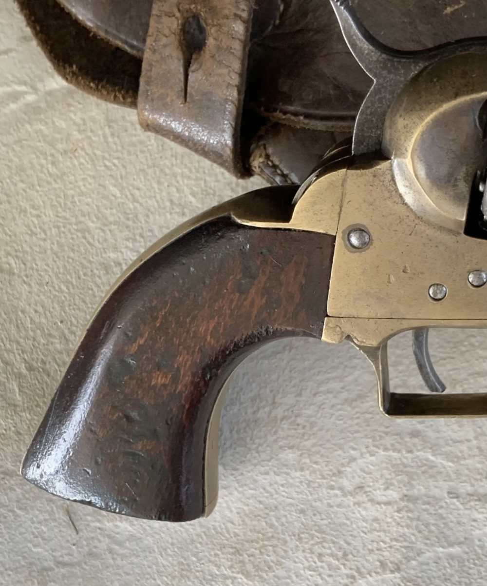 HAYWOOD TEXAS RANGES 2nd TEXAS CAV UNIT H.CONFEDERATE REVOLVER. T&A NATCHEZ-img-1