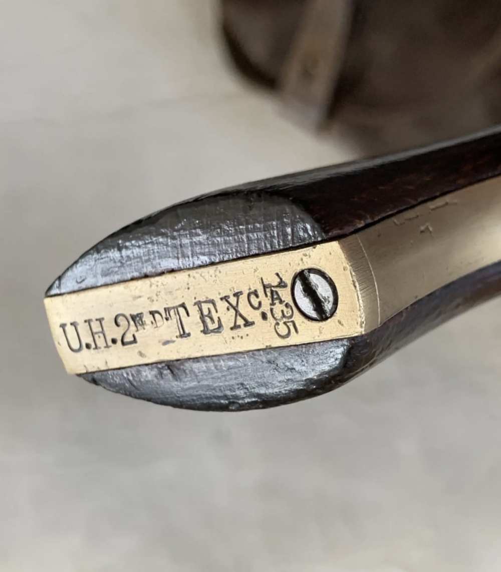 HAYWOOD TEXAS RANGES 2nd TEXAS CAV UNIT H.CONFEDERATE REVOLVER. T&A NATCHEZ-img-4