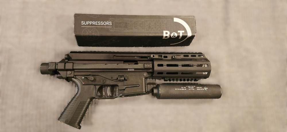 B&T APC9-SD 9mm PISTOL (2023) W/SD Sub-Compact suppressor & Tele-Brace NEW -img-2
