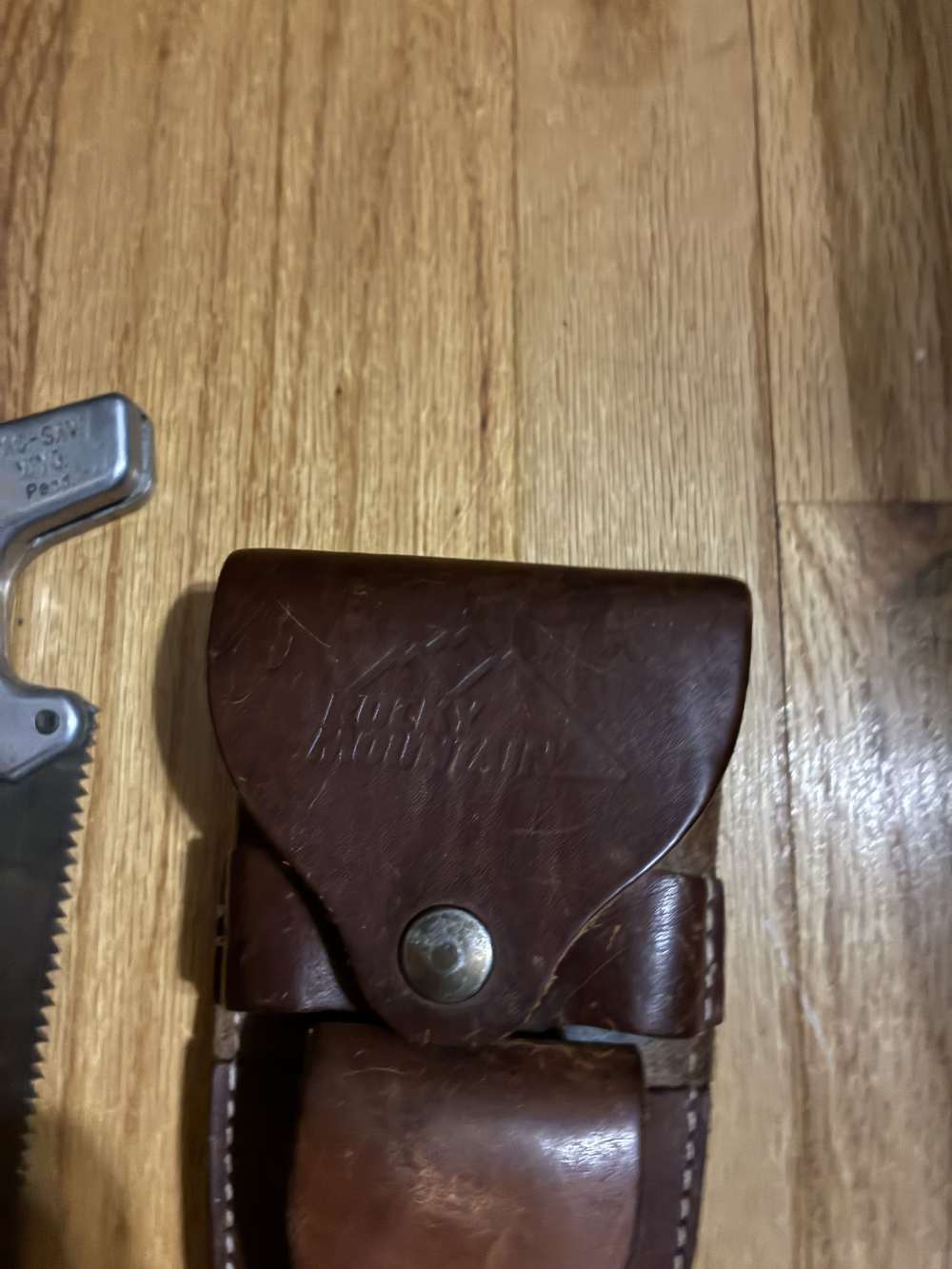 Rocky Mt. Mountain Pac-Saw Wyoming with Sheath Leather-img-2