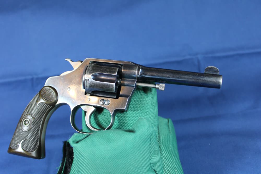 Colt Police Positive 38, 4 inch barrel, blue, made 1909, C&R-img-7