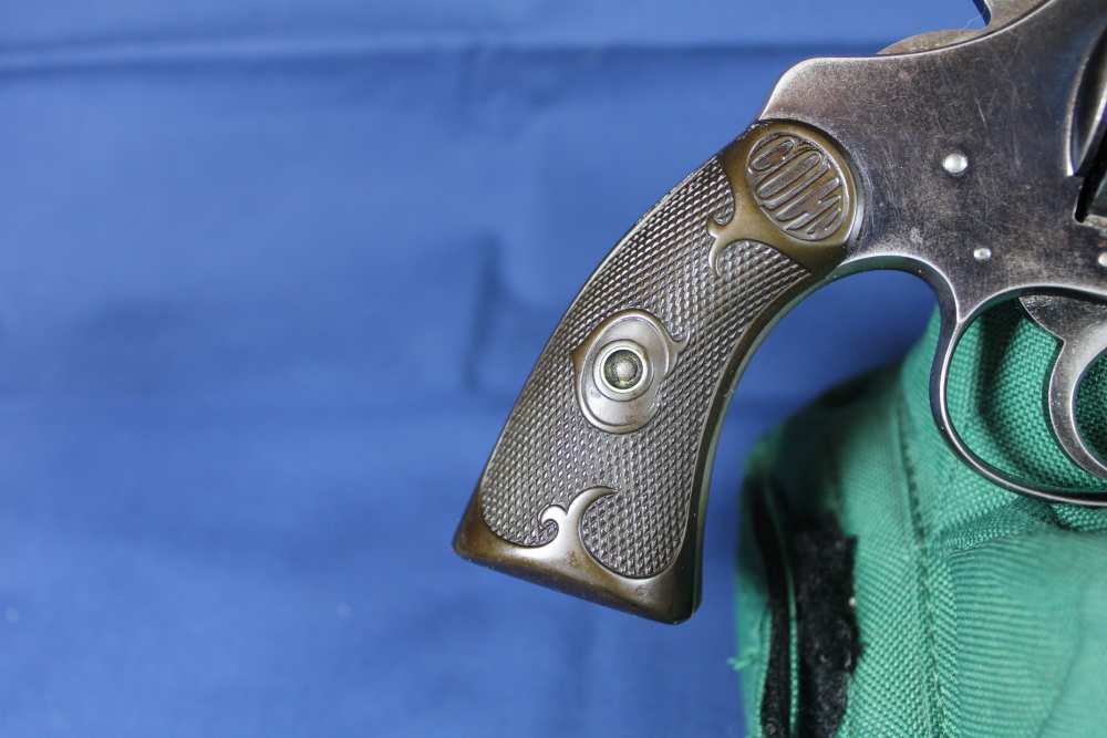 Colt Police Positive 38, 4 inch barrel, blue, made 1909, C&R-img-8