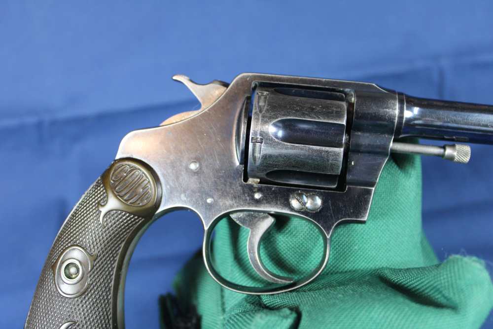 Colt Police Positive 38, 4 inch barrel, blue, made 1909, C&R-img-9