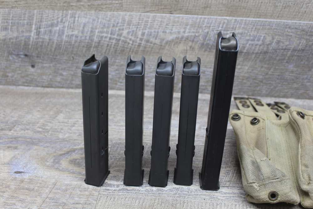 1976 Israel 5 Mag pouch & 4-25 rd Mags 1-32 rd mag Uzi 9mm-img-6