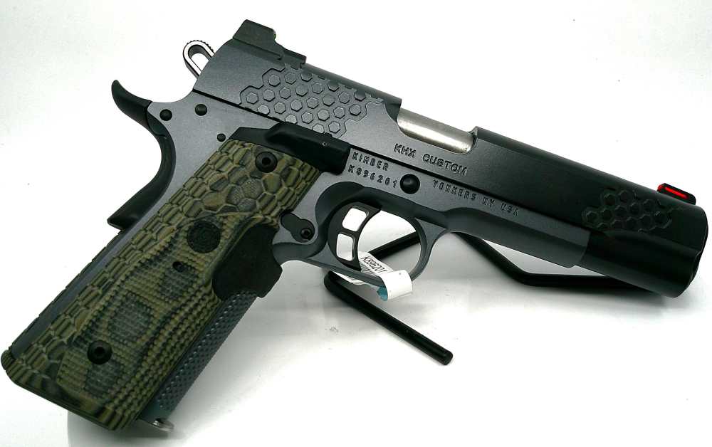Kimber KHX Custom 1911 .45 ACP 5” 8+1 Laser Equipped Grips-img-0