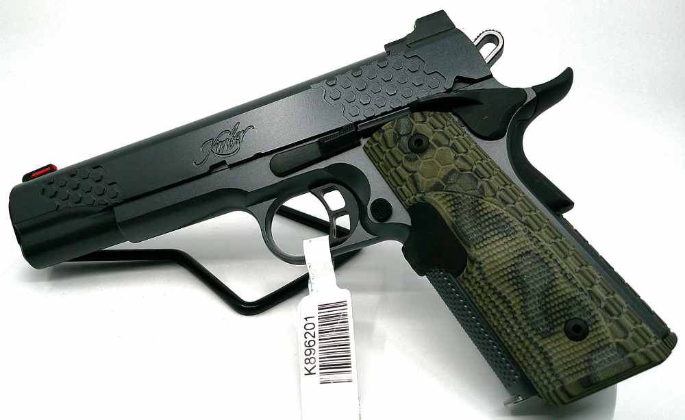 Kimber KHX Custom 1911 .45 ACP 5” 8+1 Laser Equipped Grips-img-1