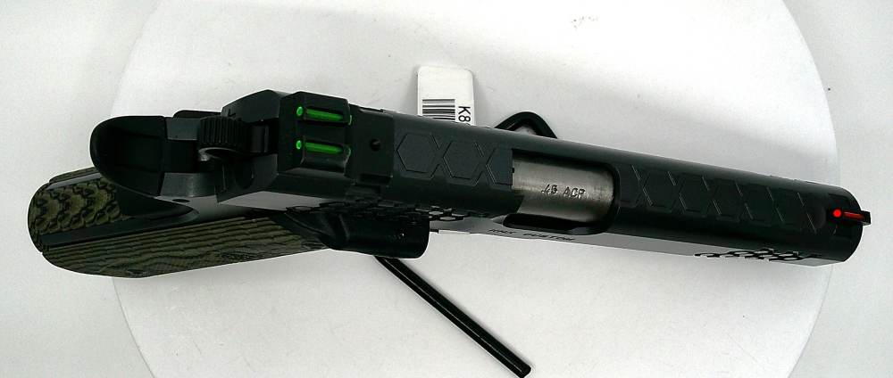 Kimber KHX Custom 1911 .45 ACP 5” 8+1 Laser Equipped Grips-img-4