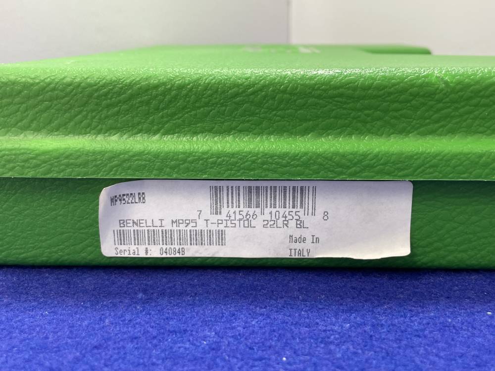 Benelli MP 95 E .22LR 4.3" Blk *ATLANTA SERIES RIMFIRE COMPETITION PISTOL*-img-4